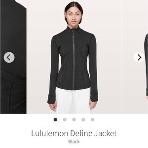 Lululemon Define Jacket Black size 10